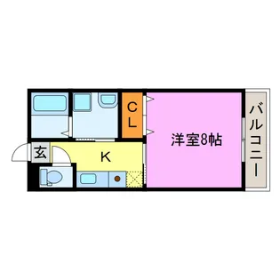 グローブタカマツ【2階】の間取り