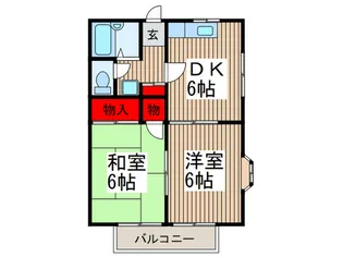 クライムハイツ【2階】の間取り
