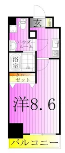 プレール・ドゥーク西新井III【8階】の間取り