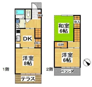 カーサビアンカ【1階】の間取り