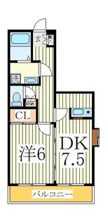 インパチェンス【1階】の間取り