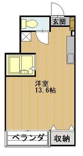 スカイハイツ【3階】の間取り