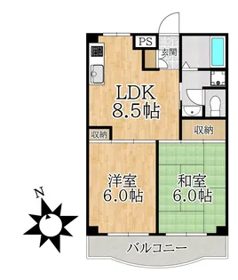アメニティビラ【2階】の間取り