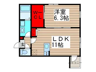 PEACE【1階】の間取り