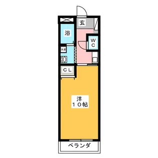 丸中マンション飯村【1階】の間取り