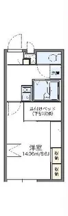 レオパレスグリーン【1階】の間取り