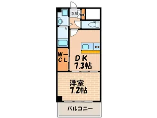 グランデカワノシャーメゾン【4階】の間取り