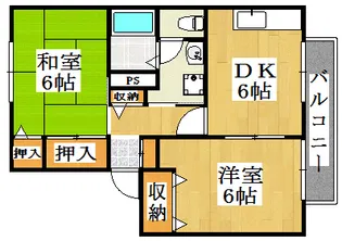 エクセレント西明石A棟【1階】の間取り