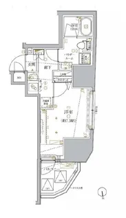 クレイシア神田淡路町【2階】の間取り