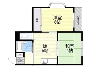 佐太ニューハイツ【4階】の間取り