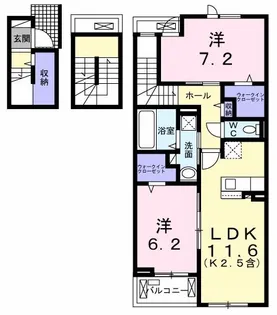 メゾン シャルマン【3階】の間取り