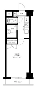 カテリーナ市ヶ谷【3階】の間取り