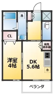 EIJU Tsukamoto【3階】の間取り