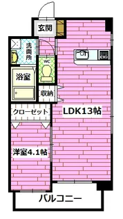 Green Street 本館【2階】の間取り