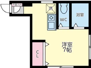 ジャスミン高田馬場【3階】の間取り