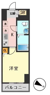 マイナビSTAYモダンテラス青砥【3階】の間取り