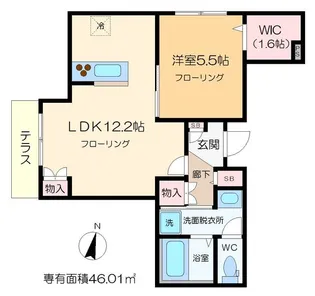 Balconso【1階】の間取り