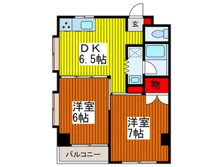 ソフィアメゾン【6階】の間取り