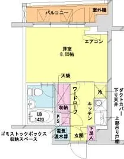 HF八丁堀レジデンスII【10階】の間取り