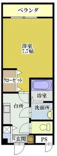 ラビットハウス西春日【4階】の間取り