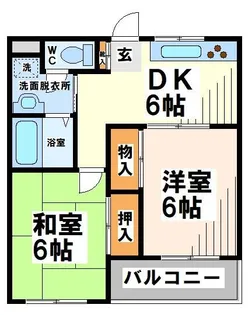 キャピタルコート【1階】の間取り