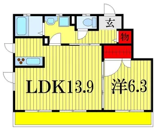 LEON【1階】の間取り