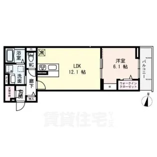Casa Liberty Balance Third【1階】の間取り