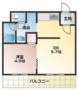 ラ・ヴィレット【3階】の間取り