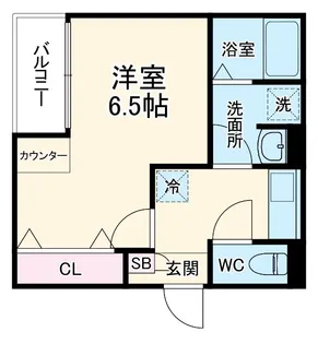 Leimei universe所沢【3階】の間取り