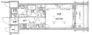 ステージグランデ新川【1階】の間取り