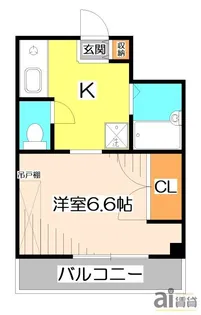 ポプルス志木【5階】の間取り