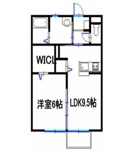 テラスアルブール【2階】の間取り