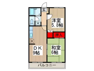 グランハイム清水【2階】の間取り