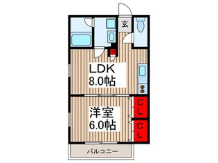Arena Rosso【2階】の間取り