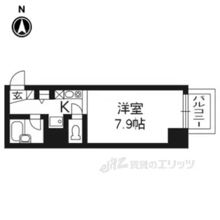 プラネシア京都【8階】の間取り