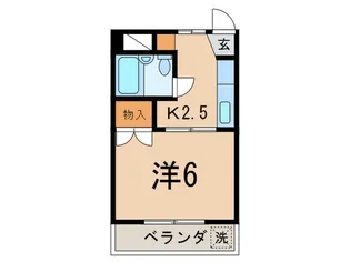 グリ-ンヒル大岡山【2階】の間取り