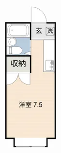 榮華B【1階】の間取り