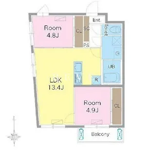 Grand Peak Waseda【4階】の間取り