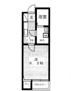 Cuore下高井戸【1階】の間取り