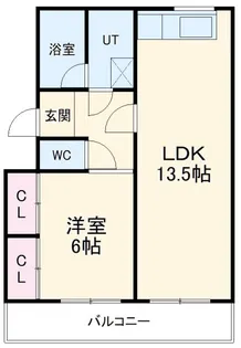 シェリール A棟【1階】の間取り