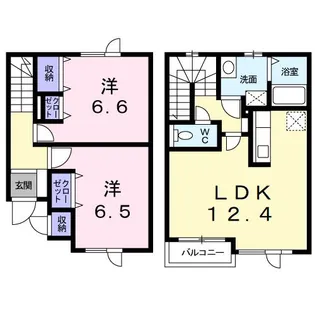 プラシードIII【1階】の間取り