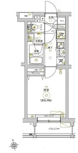 Le aMARKS東白楽【1階】の間取り