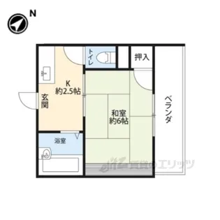 ミツワハイツ2【2階】の間取り