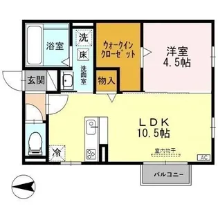 シダーム【1階】の間取り