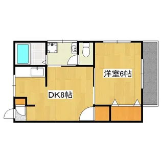 Kハイツ【2階】の間取り
