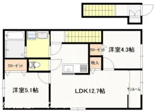 コラソン南栄【2階】の間取り