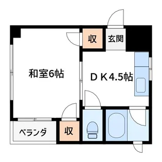 堀ビル【5階】の間取り