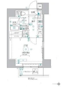 ベルシード蒲田II【10階】の間取り