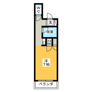 グロリアハイツ【2階】の間取り