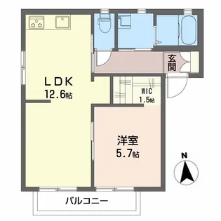 えーでる’わいす【2階】の間取り